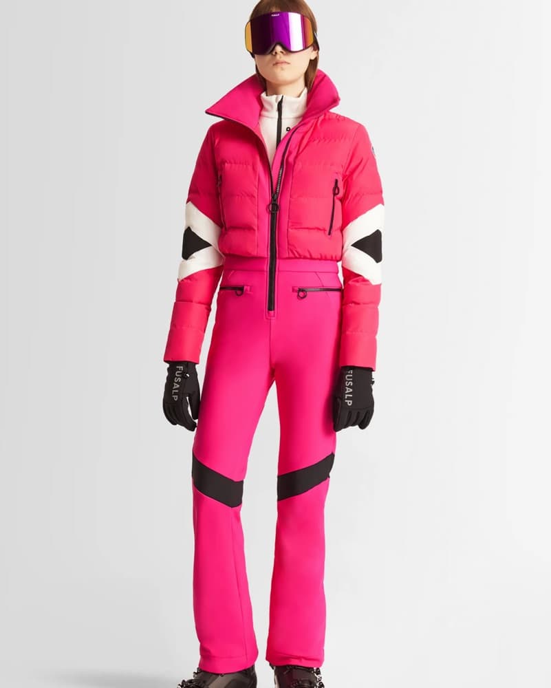 Fusalp Clarisse Pink Ski Suit - Size 38 - Image 3