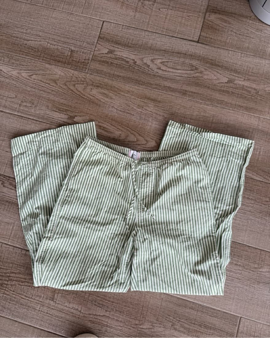 BDG Low Waist Pants Green Striped - Image 3