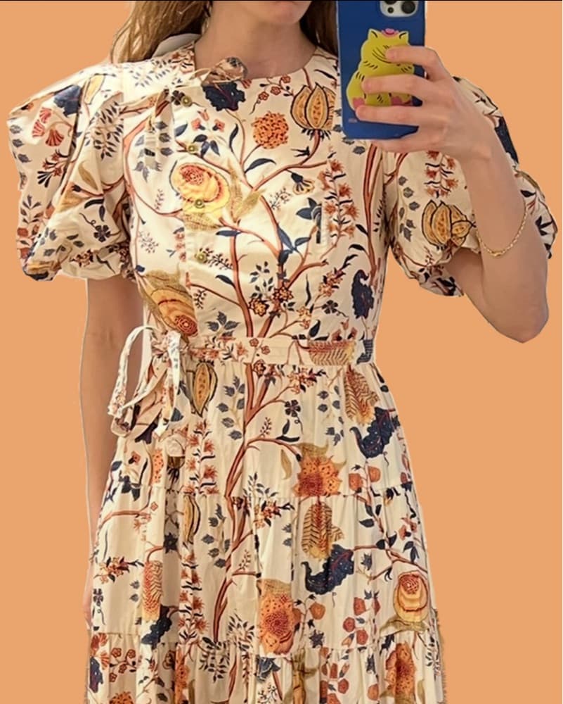Ulla Johnson Puff Sleeve Dress - Image 3