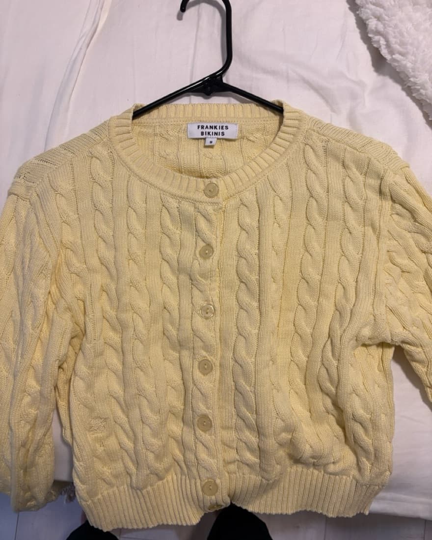 Frankies Bikini Cableknit Sweater - Image 2