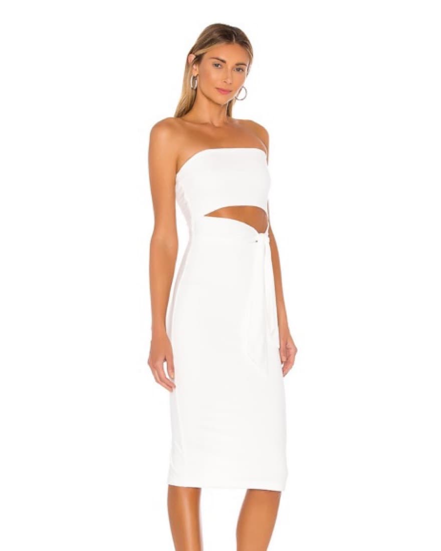 superdown White Midi Dress - Image 2