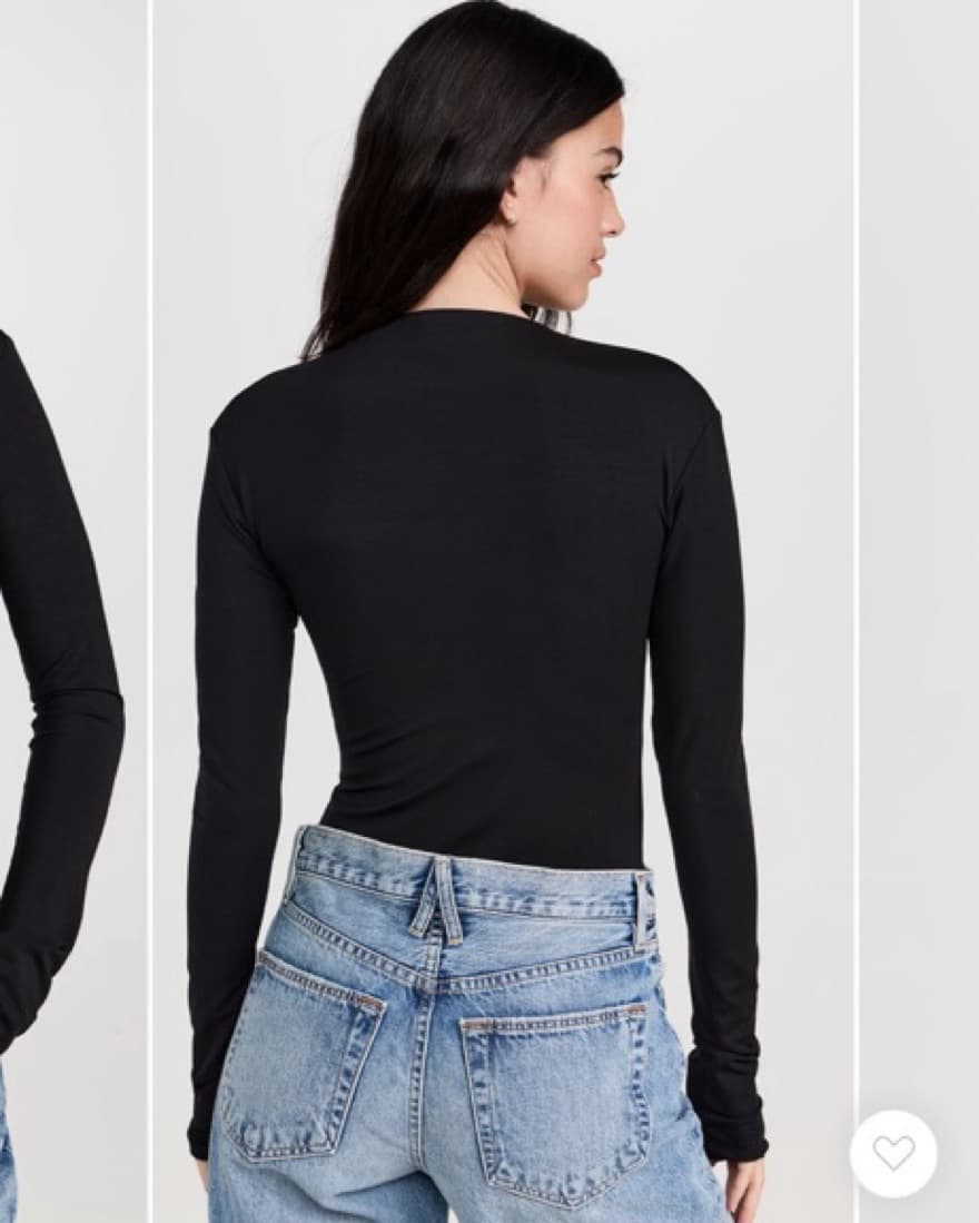 The Line By K Black Body Suit - Image 3