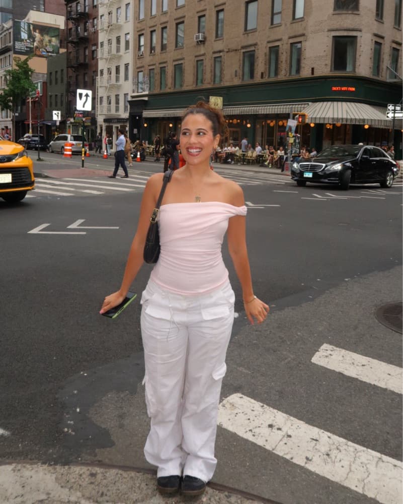 Pink Strapless Top - Image 2