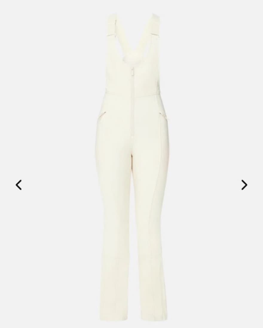 Halfdays Ski Bib Pants White / Cream - Image 4