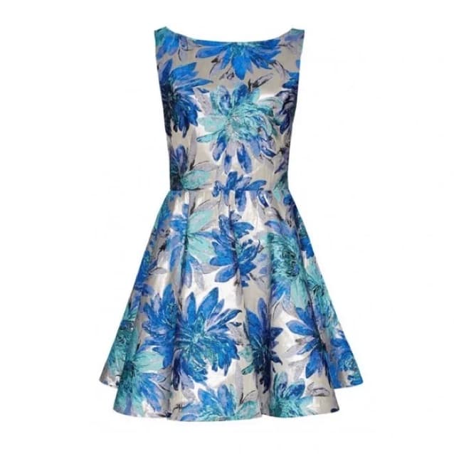 Alice + Olivia Broade Metallic Dress - Image 3