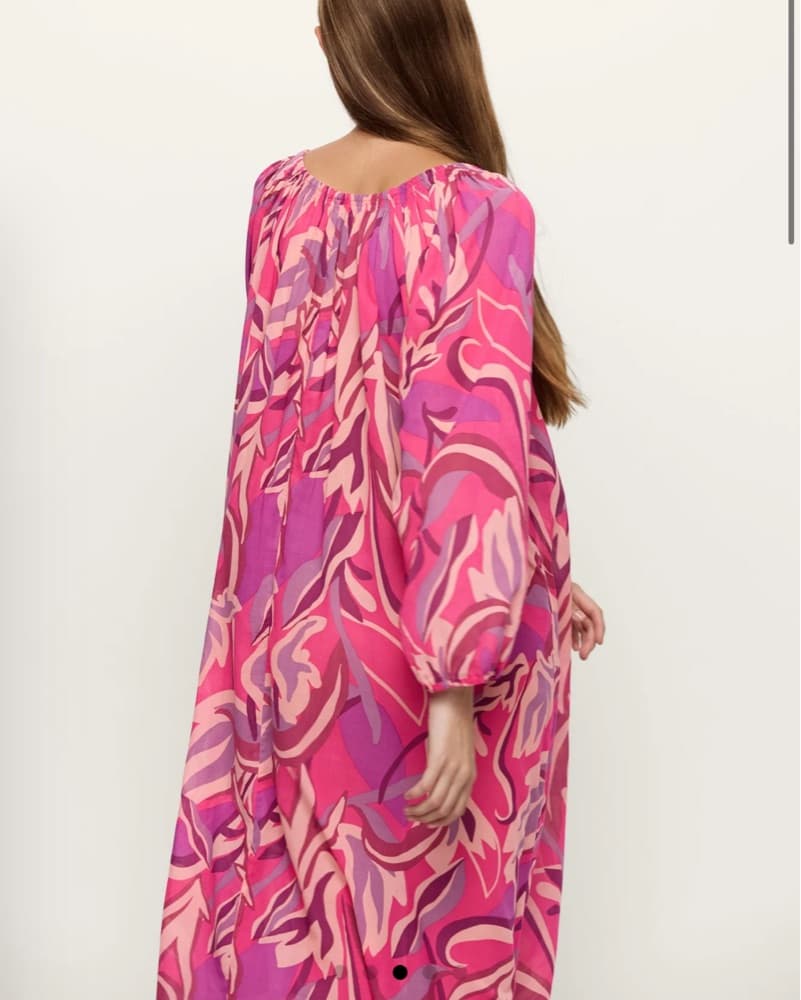 Vibrant Printed Midi Dress - Image 6