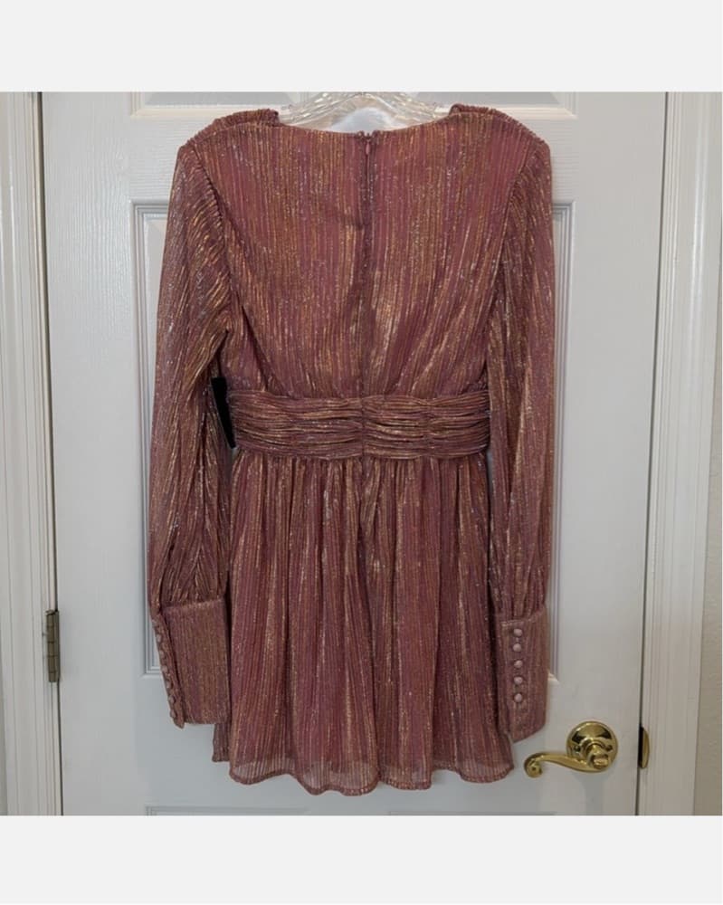 Retrofete Dani Lurex Dress - Image 2