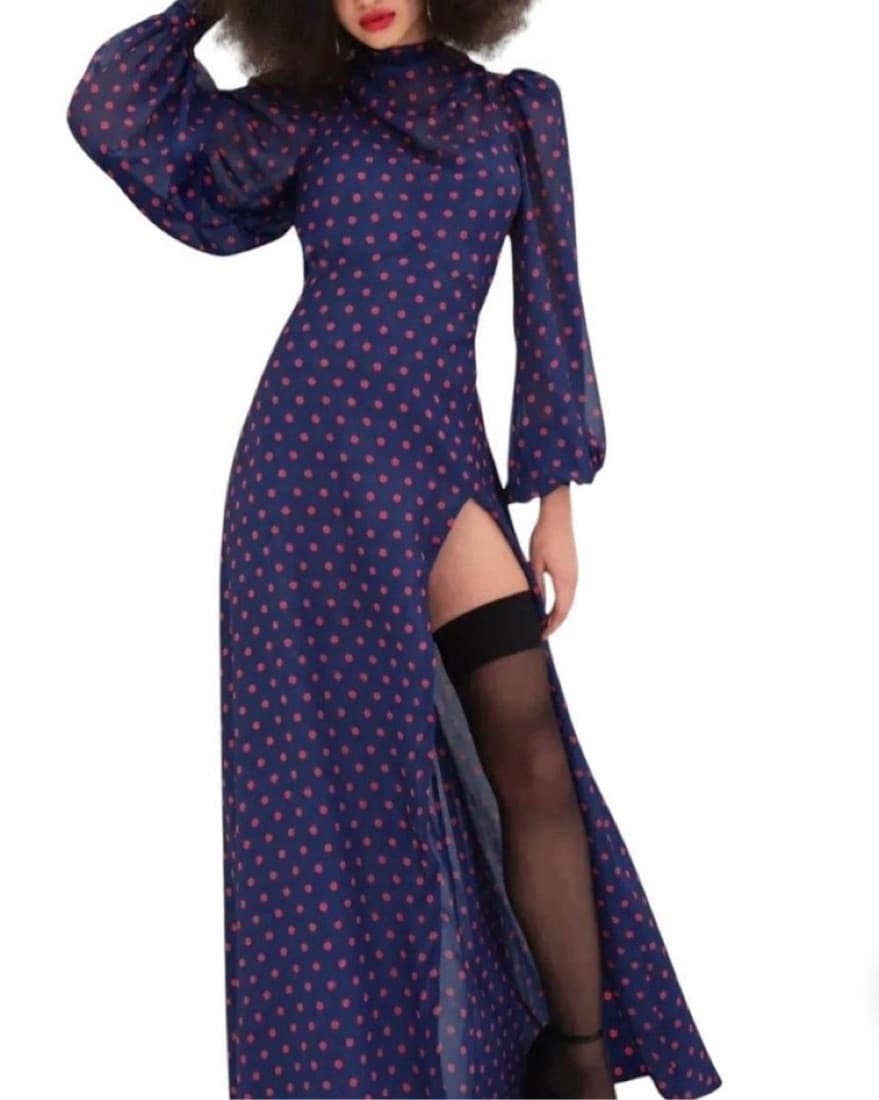 Polka Dot Maxi Dress - Image 2