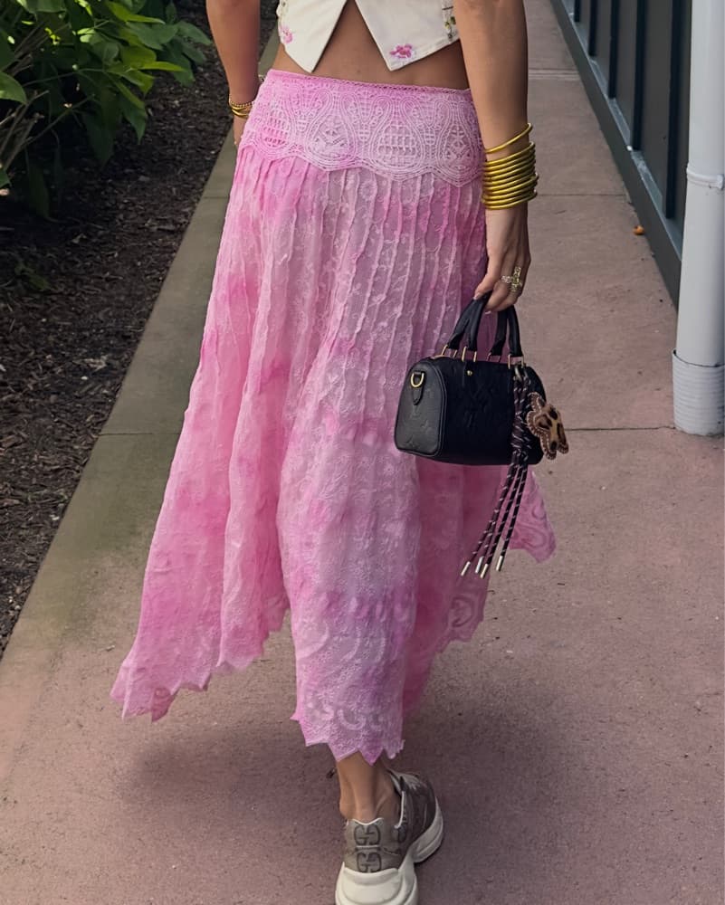Floral Full Length Skirt  - Image 3