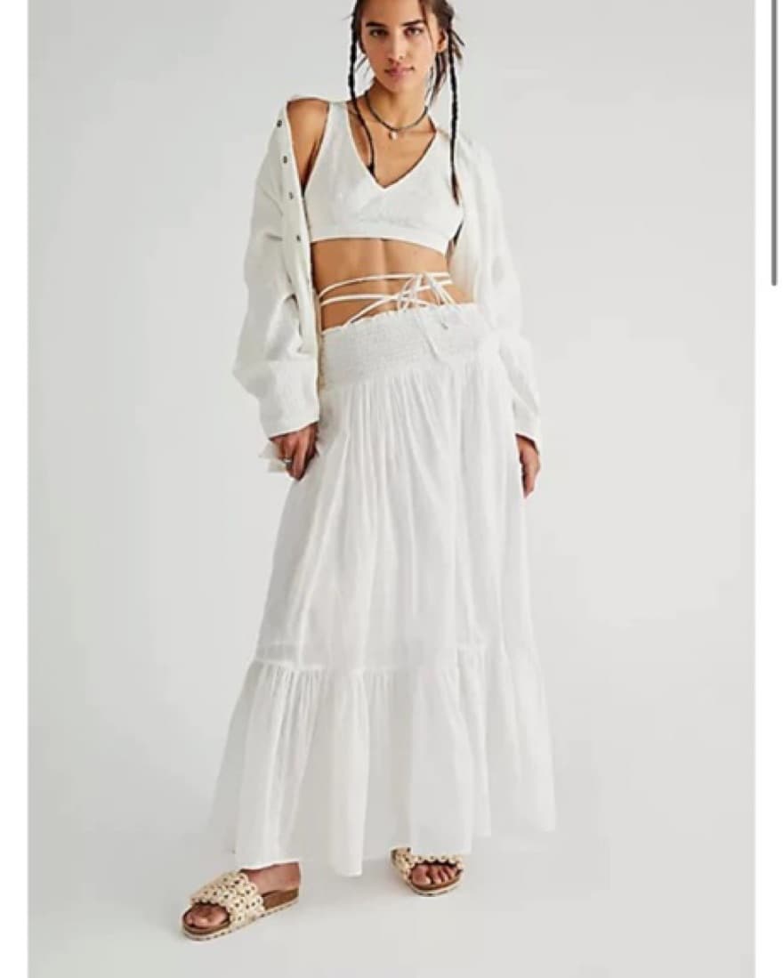 Free People White Skirt / Dress - Image 1