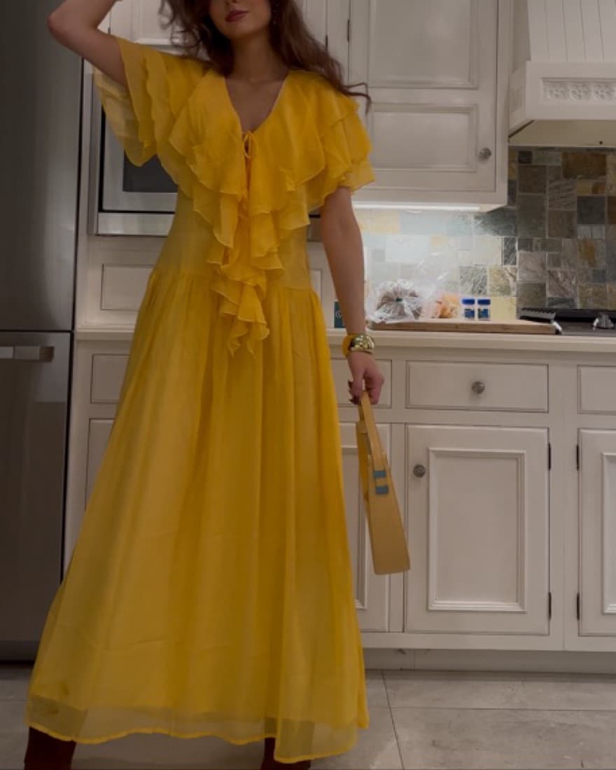 Yellow Summer Maxi Dress - Image 4