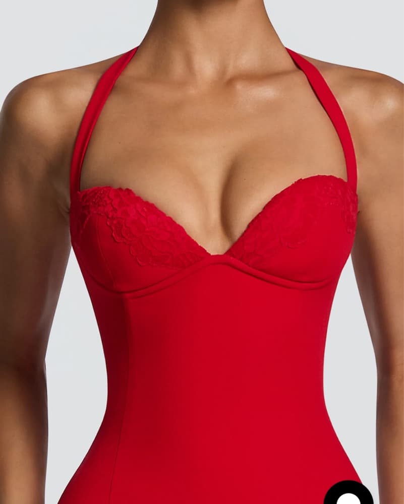 Baby boo CASSIA MIDI DRESS - RED  - Image 4