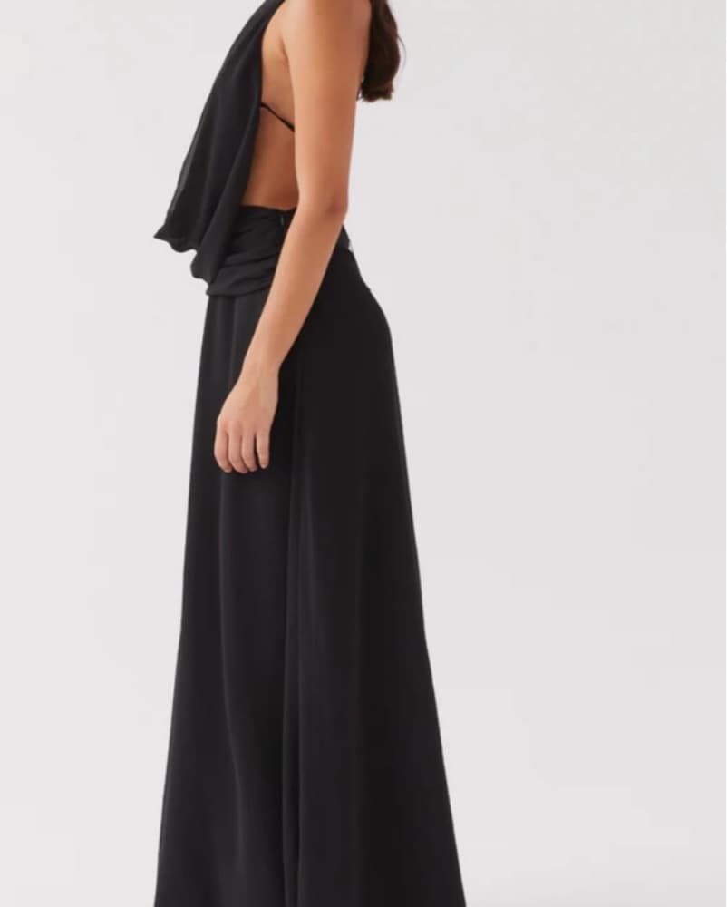 Chic Brown ****Draped Gown - Image 2