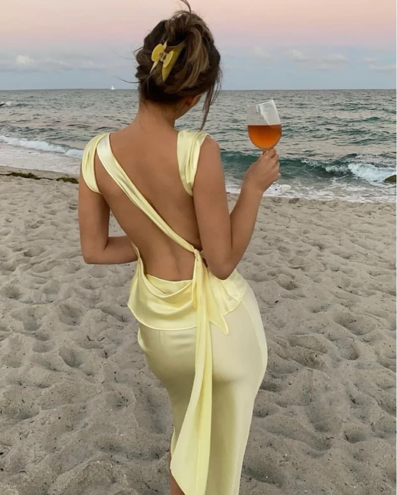 The Bar Silk Skirt Set - Image 1
