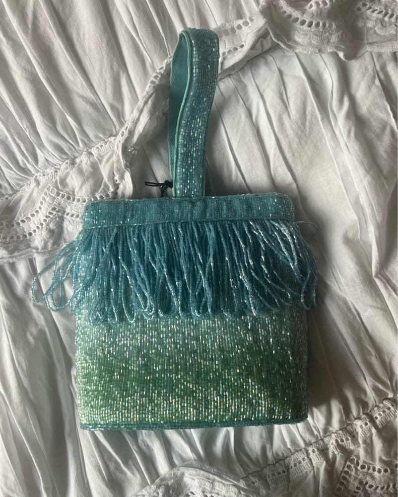 Rixo Zenni Clutch Blue Ombre - Image 2