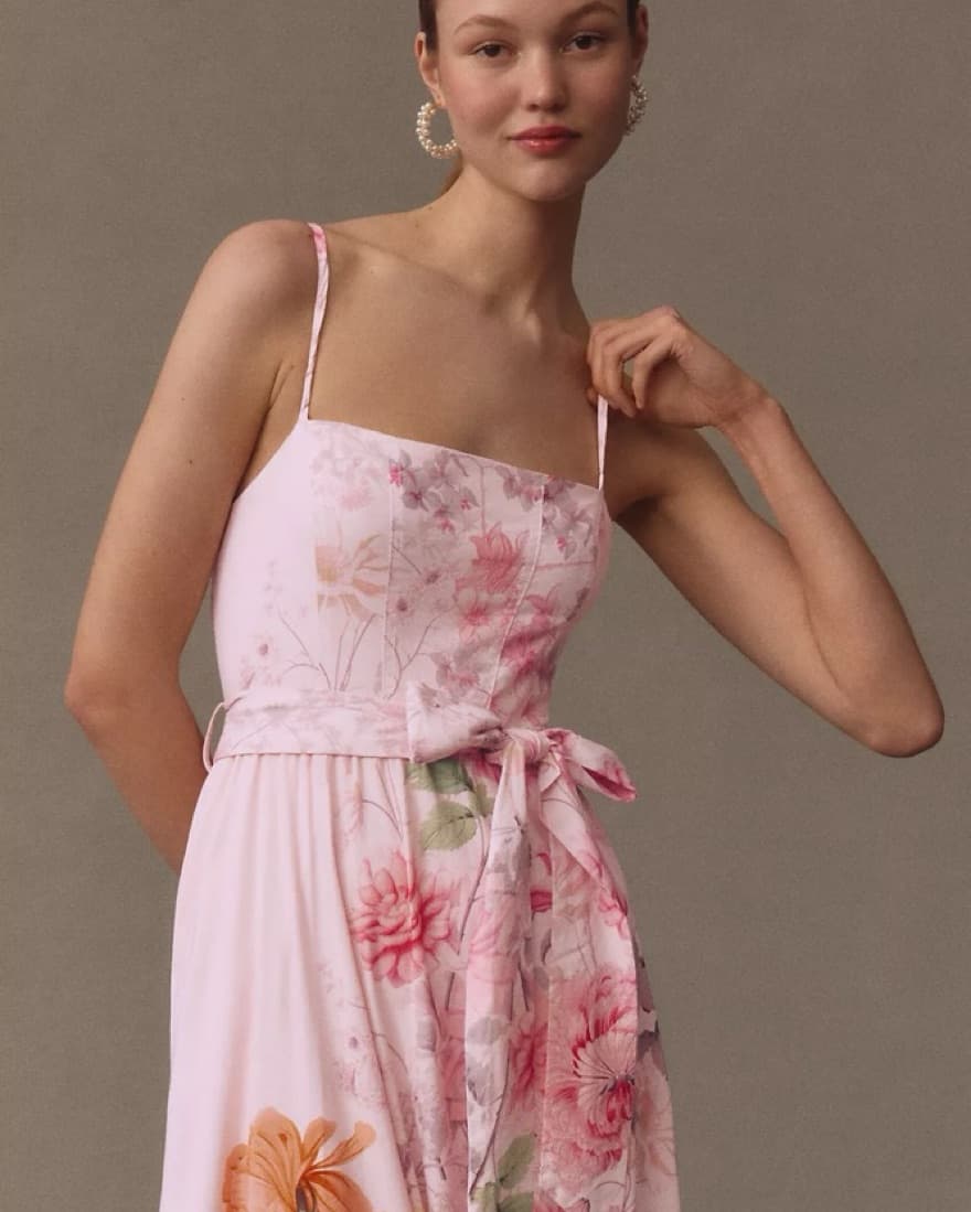 BHLDN Aubree Sleeveless Fit & Flare Line - Image 3