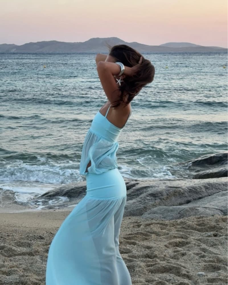 Ethereal Mint Maxi Dress - Image 2