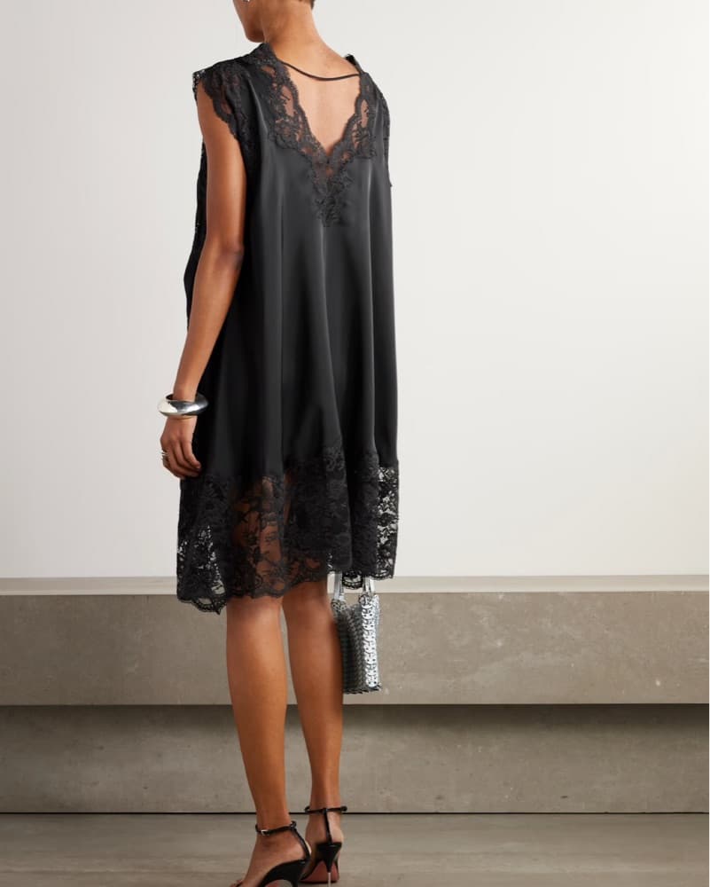 Rabanne Lace Mini Dress - Image 3