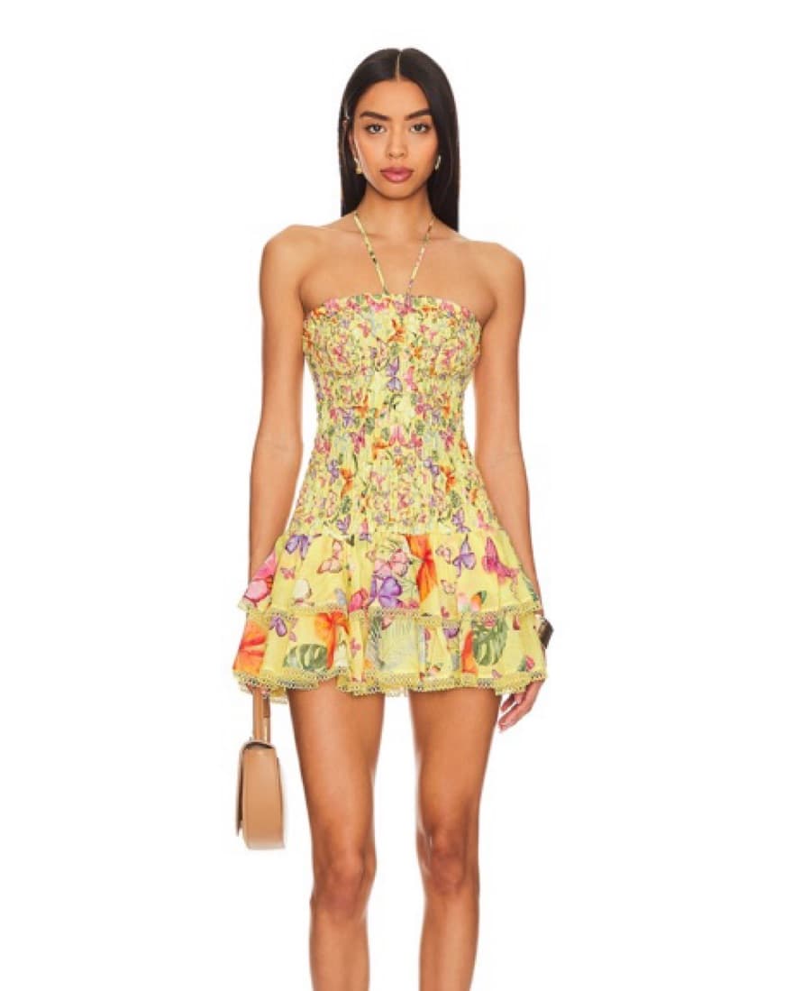 Charo Ruiz Cusia Butterfly Dress - Image 2