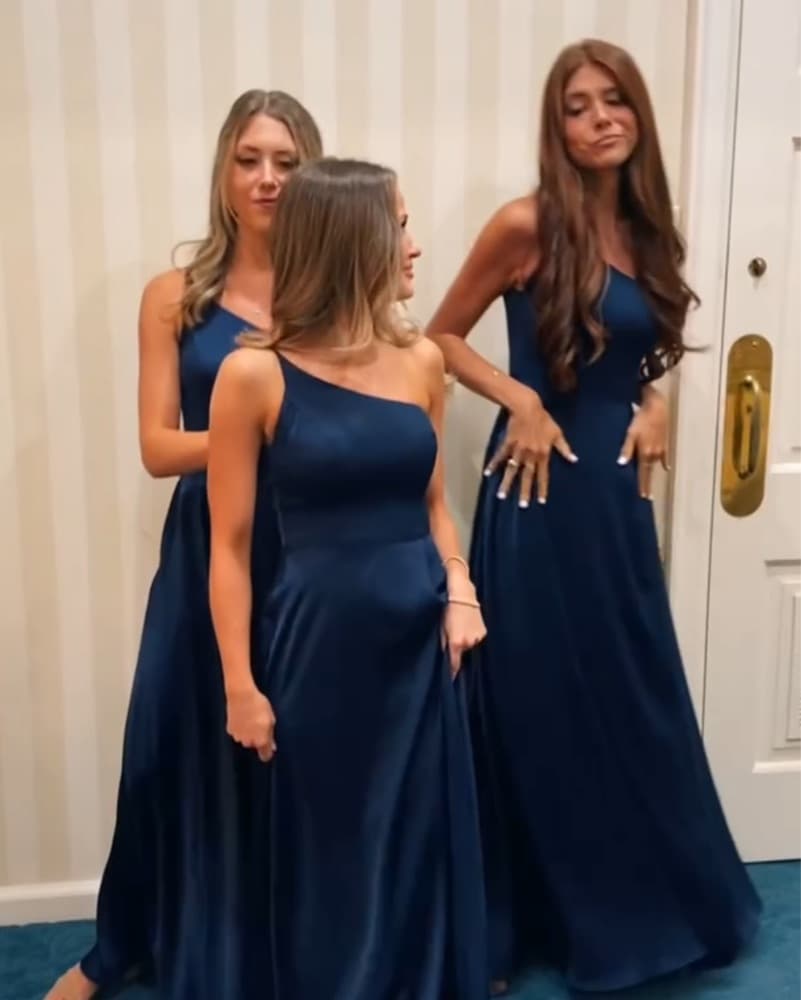 Long Navy Dress - Image 3