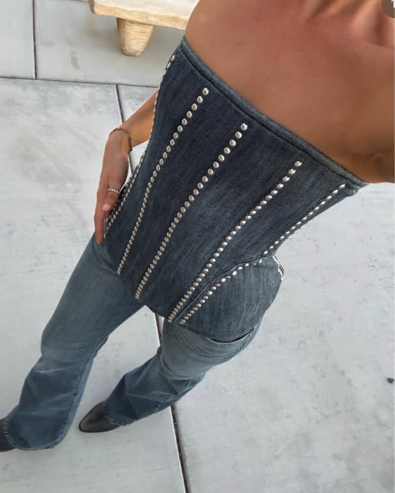Miaou Studded Corset  - Image 1