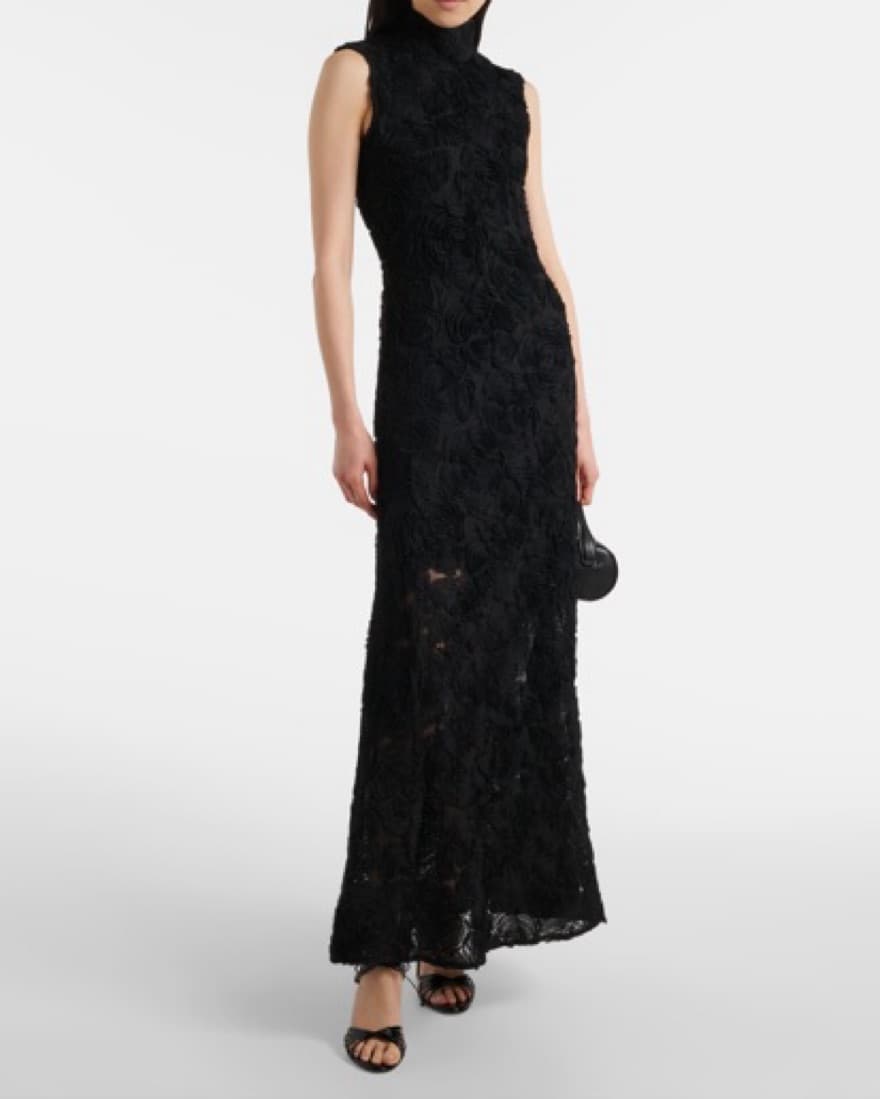 Roate Floral Mesh Dress - Image 1