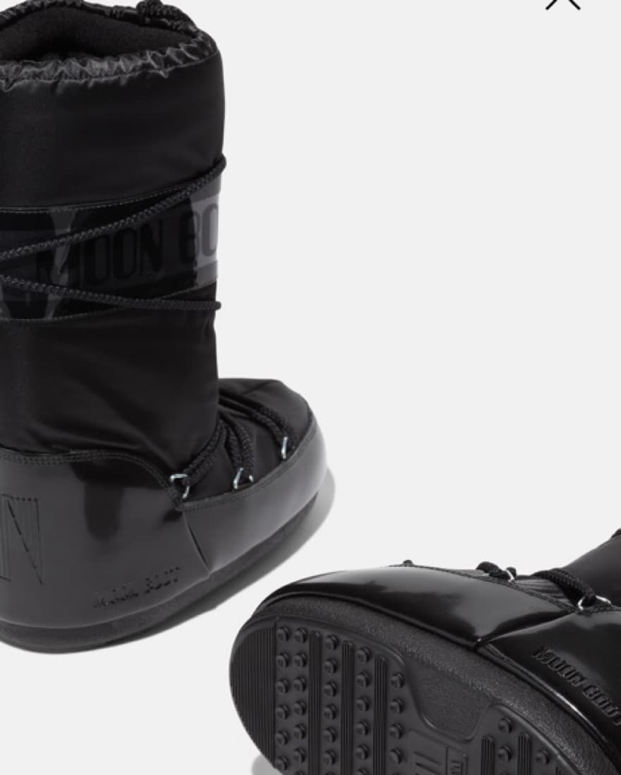 Icon Glance All Black Moon Boots - Image 3
