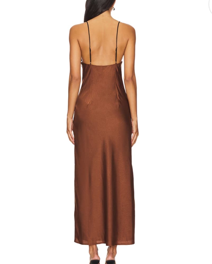 Chic Satin Slip Dress - Image 2
