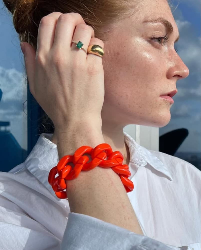 Vanessa Baroni Chain Link Bracelet  - Image 1