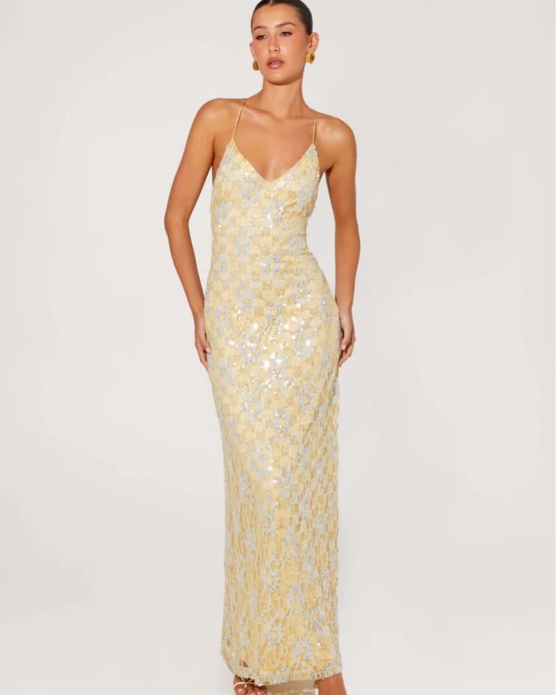 Peppermayo Maxi Dress With Sequins - Image 1