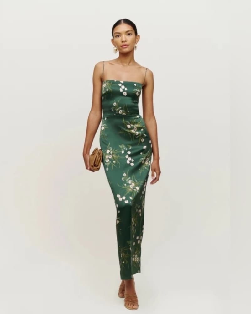 Reformation Frankie Silk Dress - Image 1