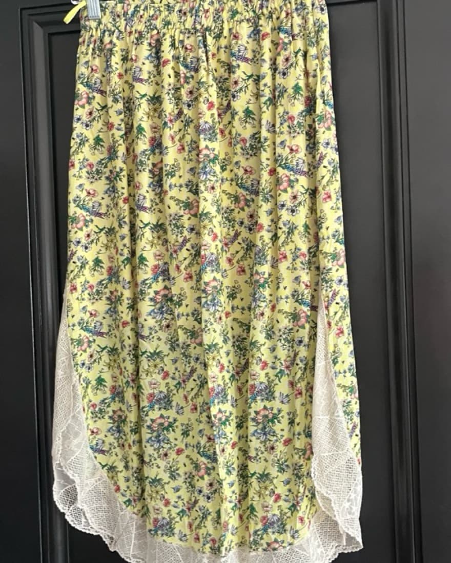 Whimsical Floral Midi Skirt - Image 2