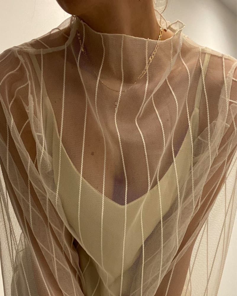 Ethereal Elegance Ivory Dress - Image 3