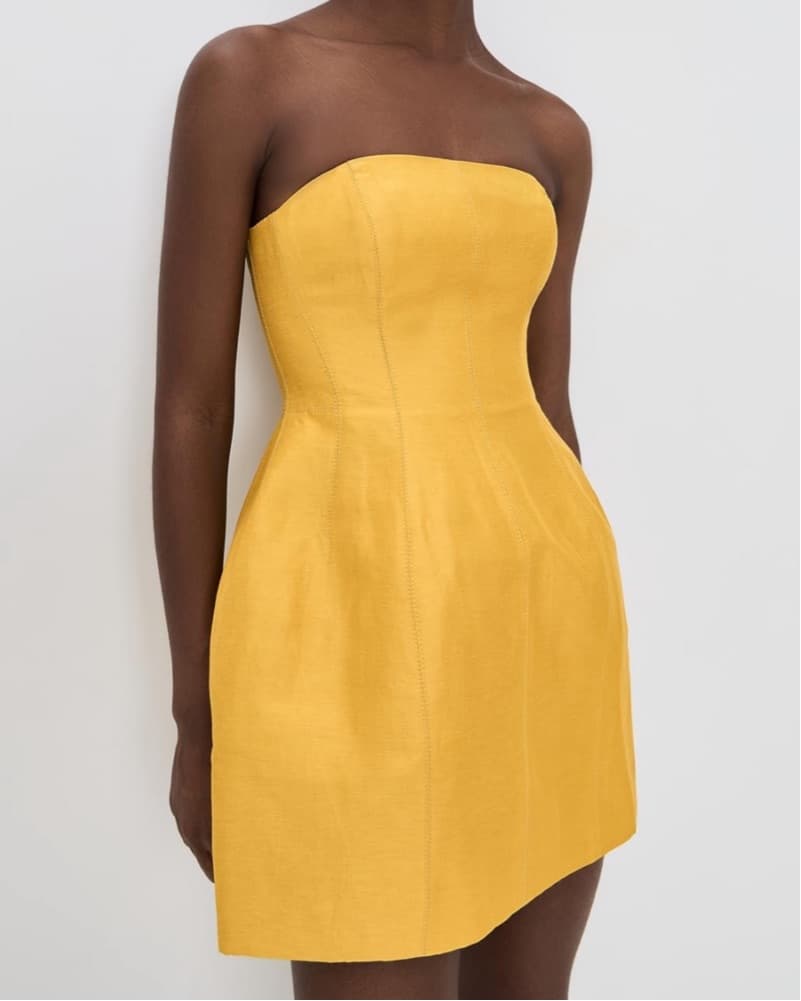 Aje Baret Strapless Mini Dress - Image 1