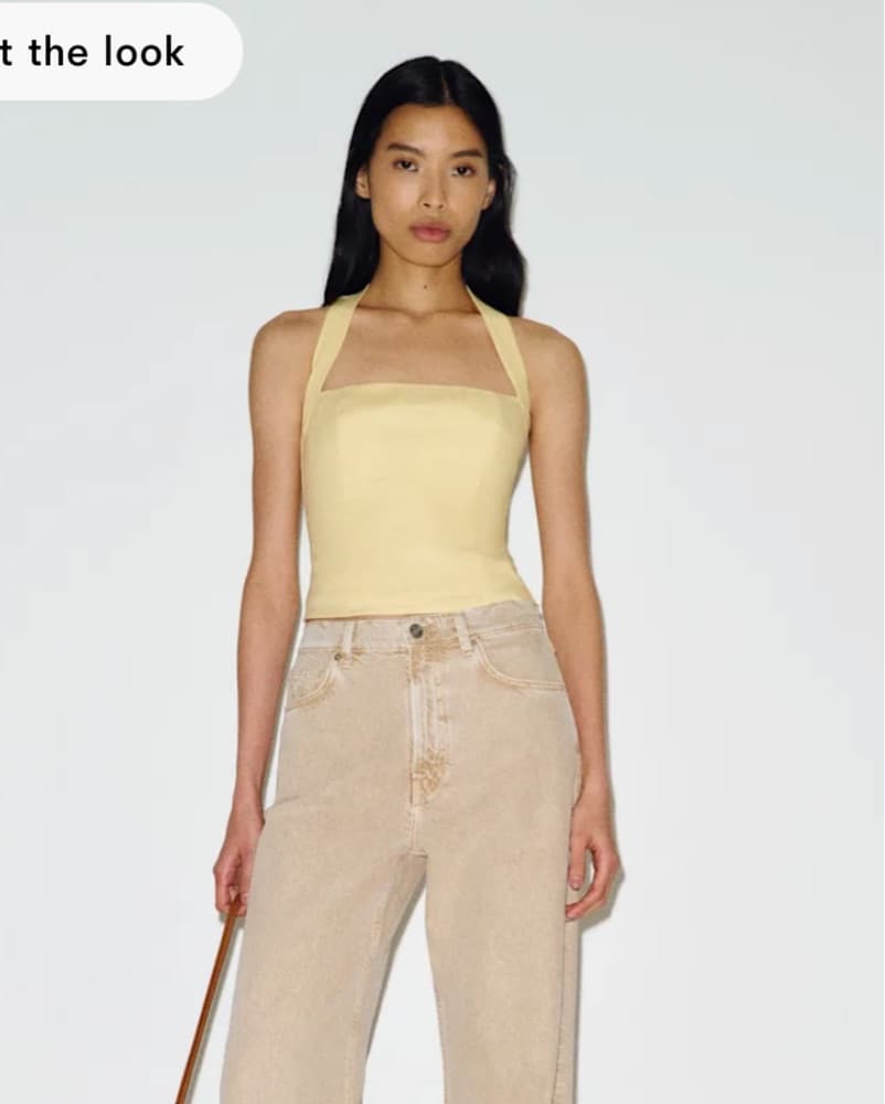 Malika Linen Top - Image 1