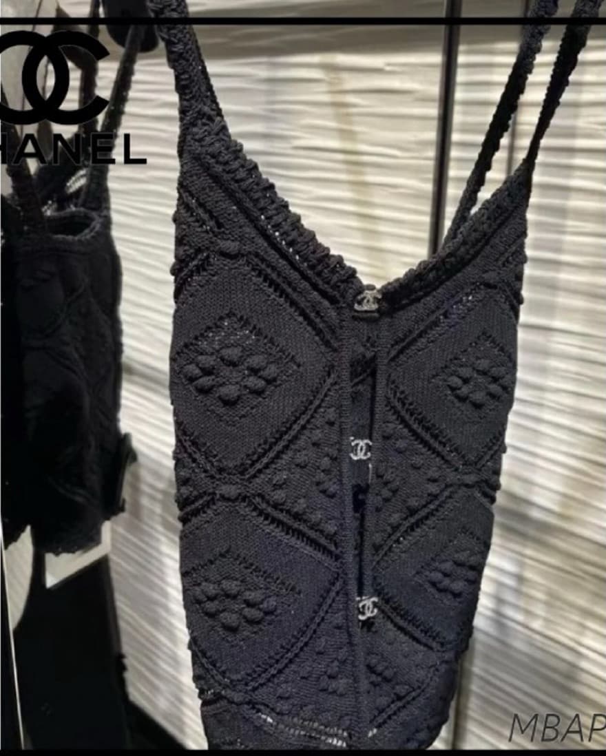 chanel lace sheer top - Image 2