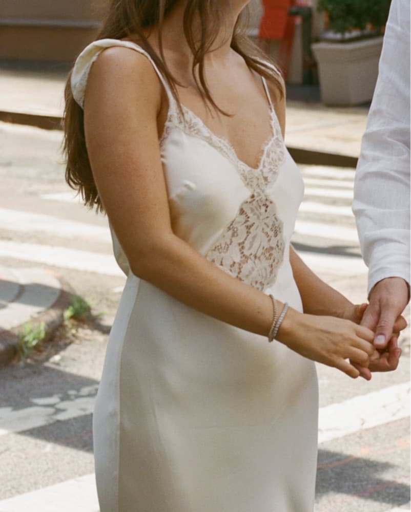 Cream Reformation Dress - Image 2