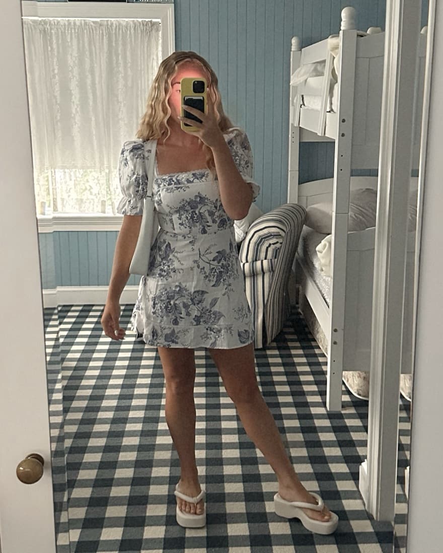 Reformation Evianna Linen Dress - Image 4