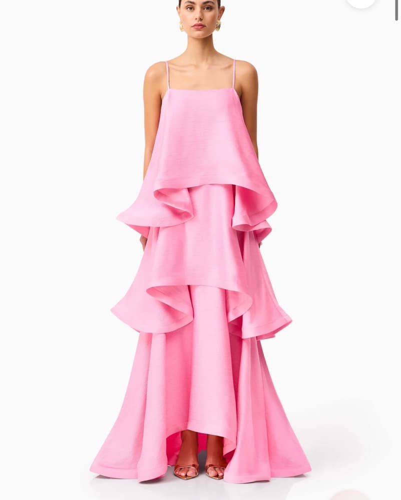 Elliatt Tilly Tiered Dress Pink    - Image 5