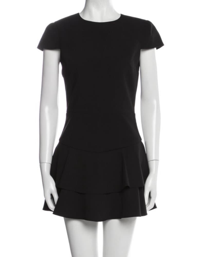 Alice and Olivia Black Romper Dress - Image 1