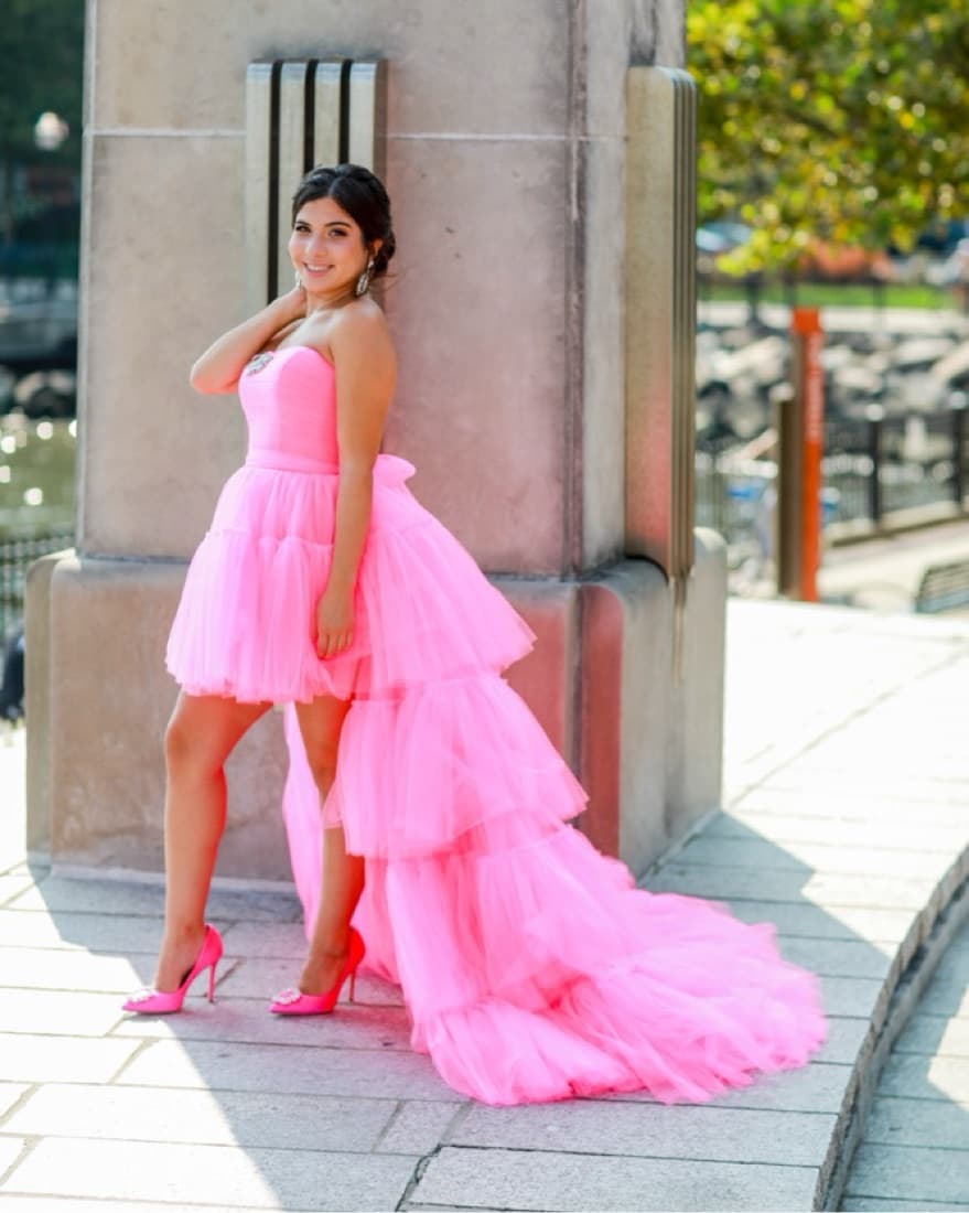 Sherri Hill Pink Gown - Image 2
