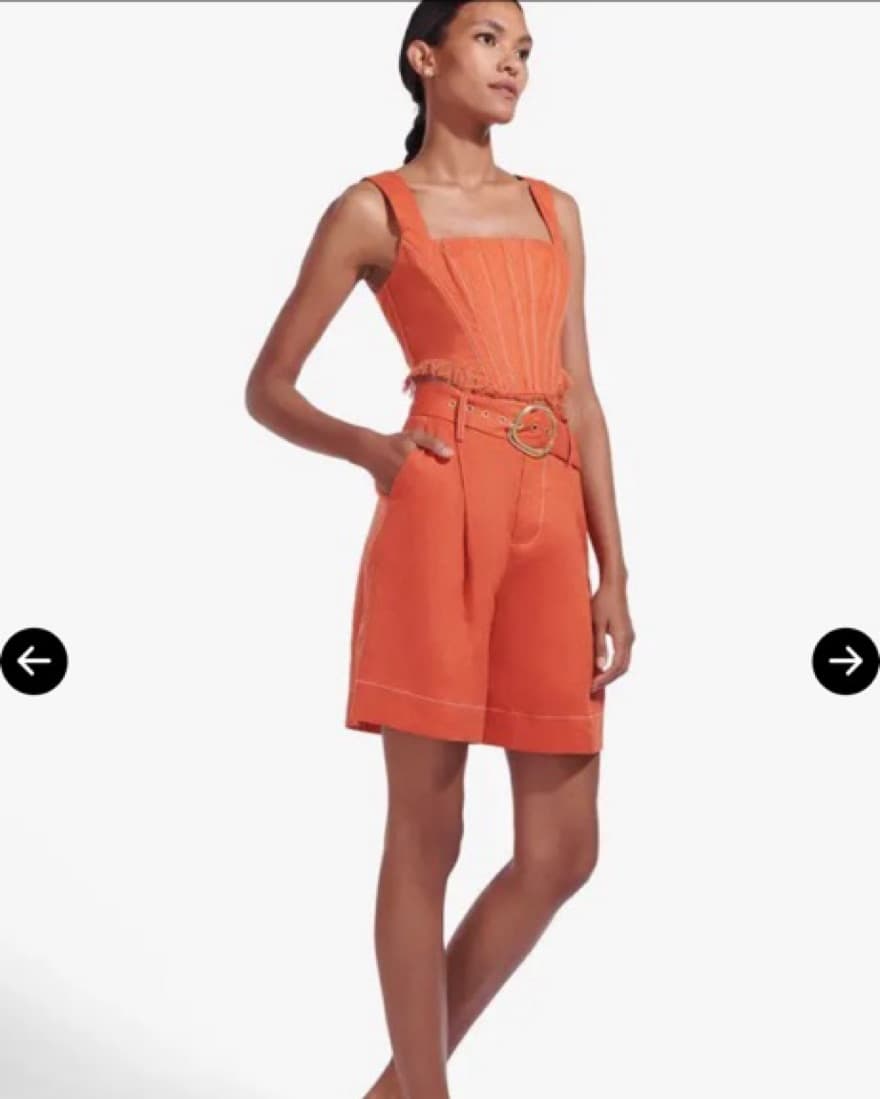 Staud Orange Triton Top (NWT) - Image 3