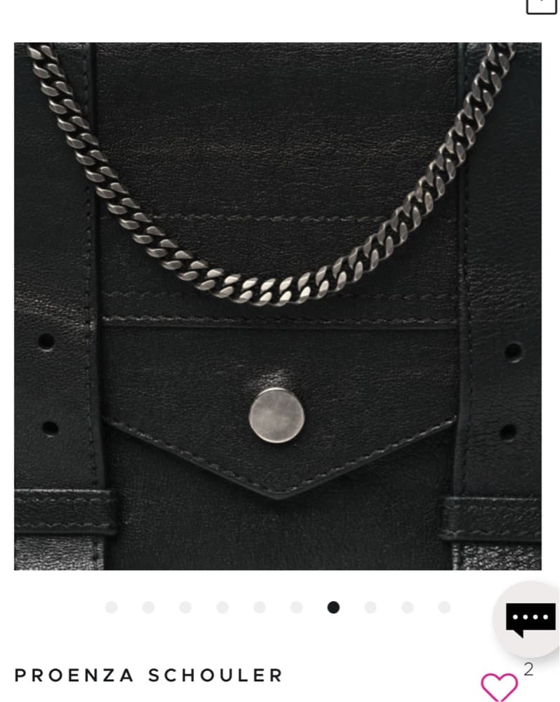Sleek Proenza Schouler Chain Crossbody Bag - Image 3