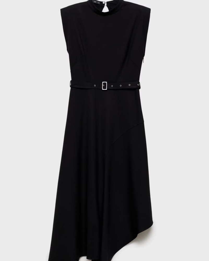 Black Midi Dress - Office Looks - Image 5