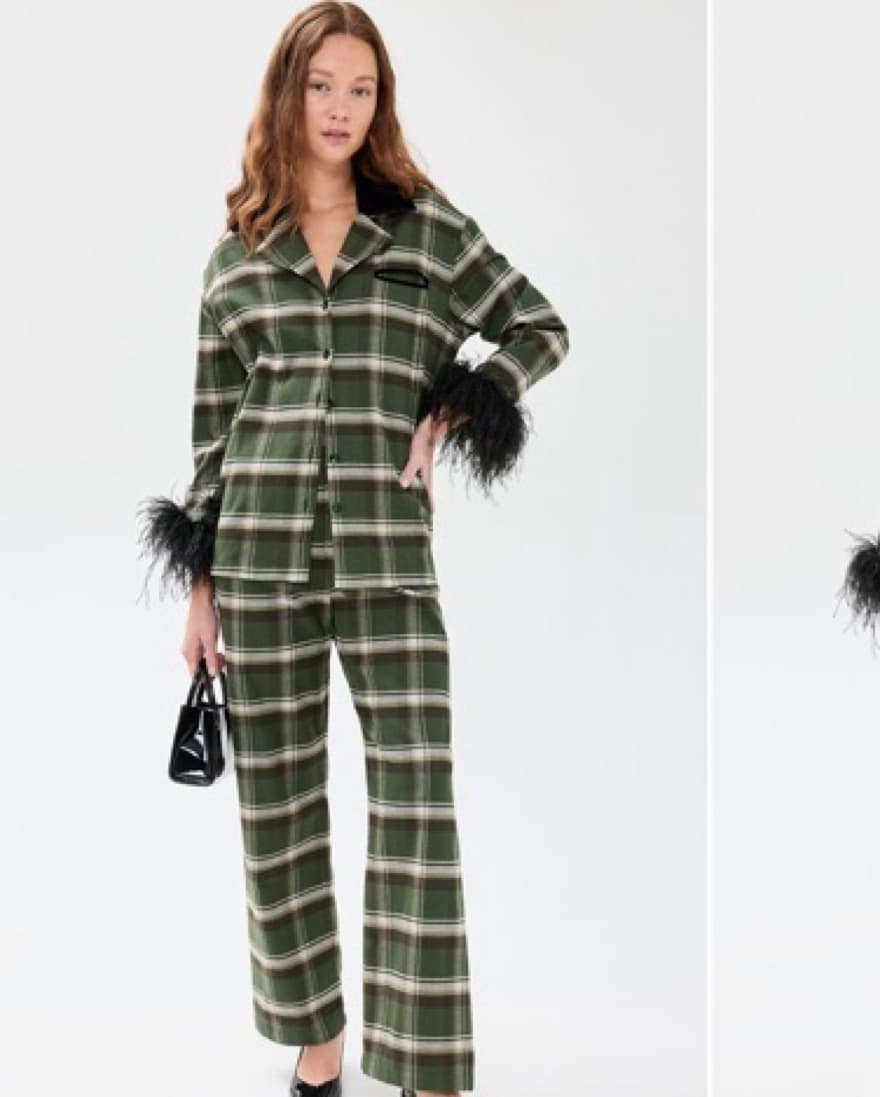 Sleeper Plaid Pajama Set - Image 1