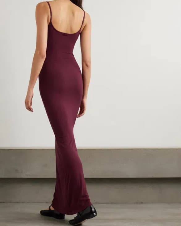skims long ribbed dress  - Image 2