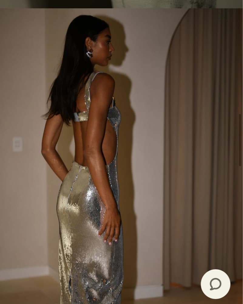 Meshki Adoria Sequin Maxi Dress - Image 3