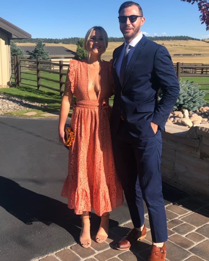 Majorelle Mistwood Dress In Coral - Image 2