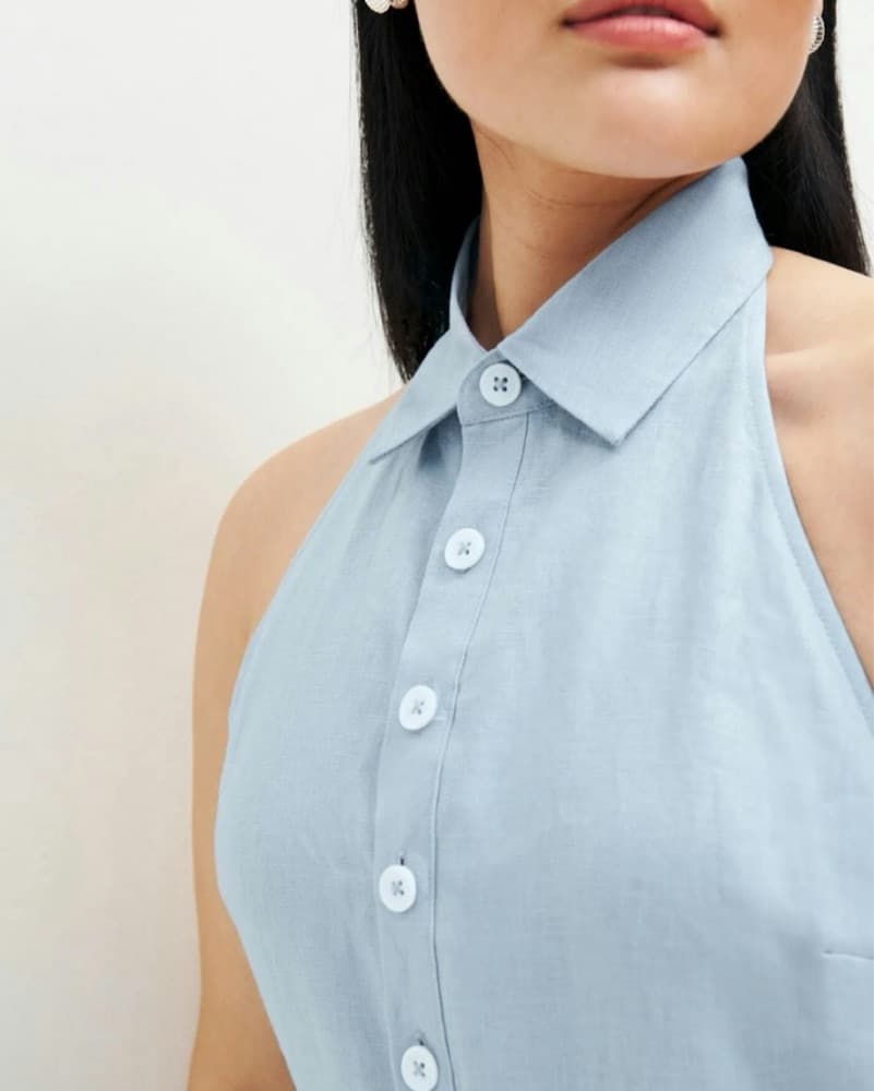 Tace Linen Dress - Image 3