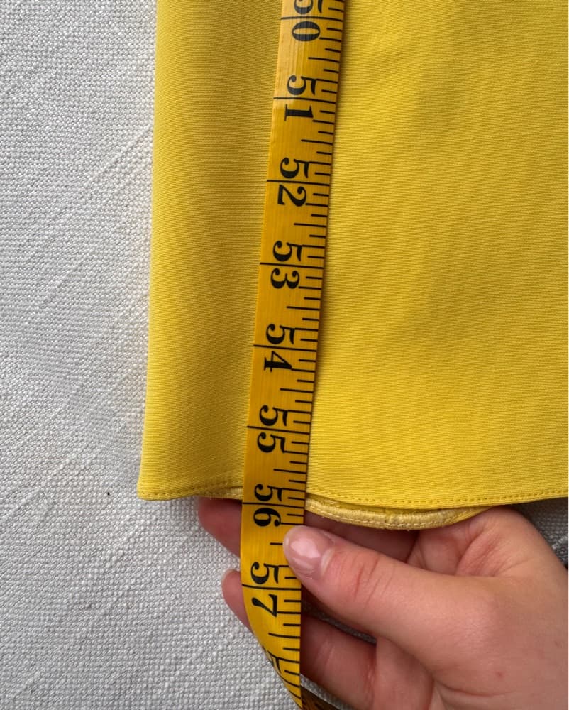 Vibrant Yellow Sleeveless Midi Dress - Image 3